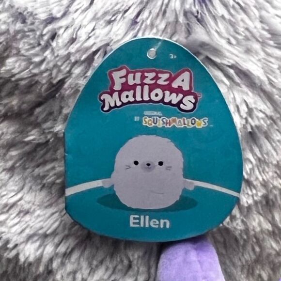 NWT Ellen the Seal FuzzAMallow Squishmalow 11” - Picture 3 of 5